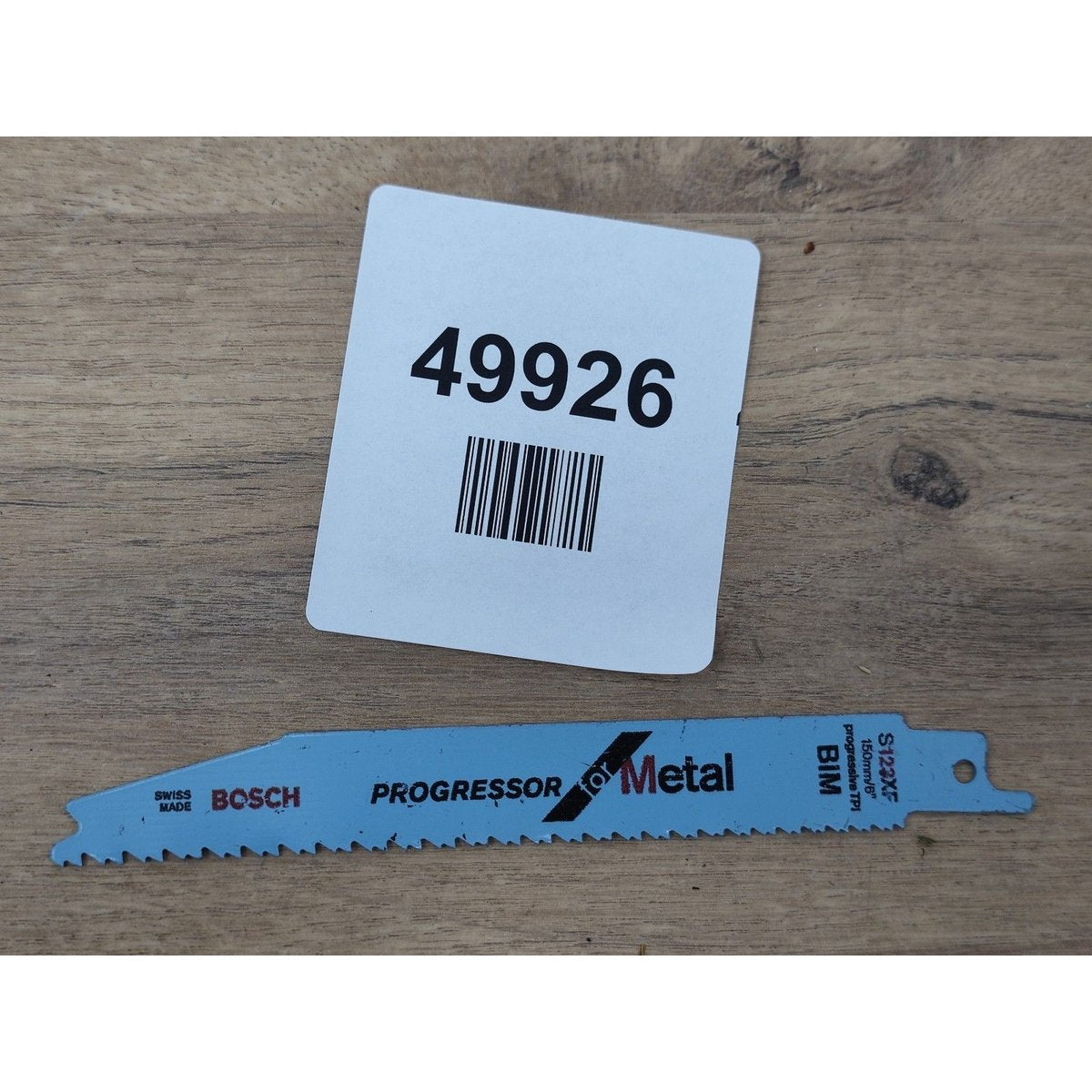 Bosch S 123 XF Sabre Saw Blade - Blue