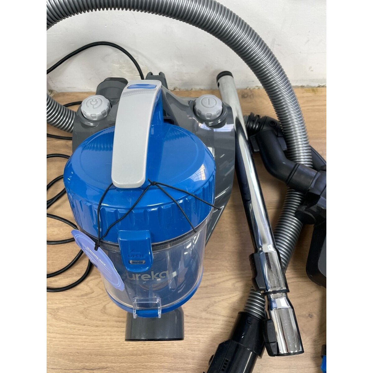 EUREKA Canister Vacuum Cleaner Whirlwind Bagless Cylinder Hoover Blue, NEN110A