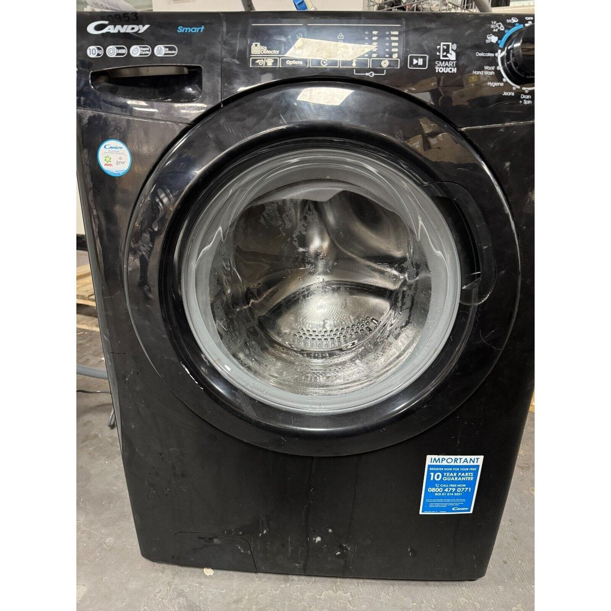 Candy Smart 10kg Washing Machine - Black