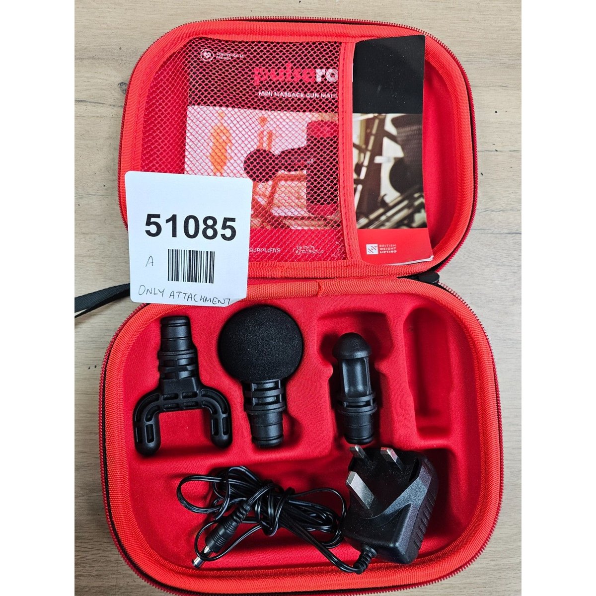 Pulseroll Ignite Mini Massage Gun- Only attachments
