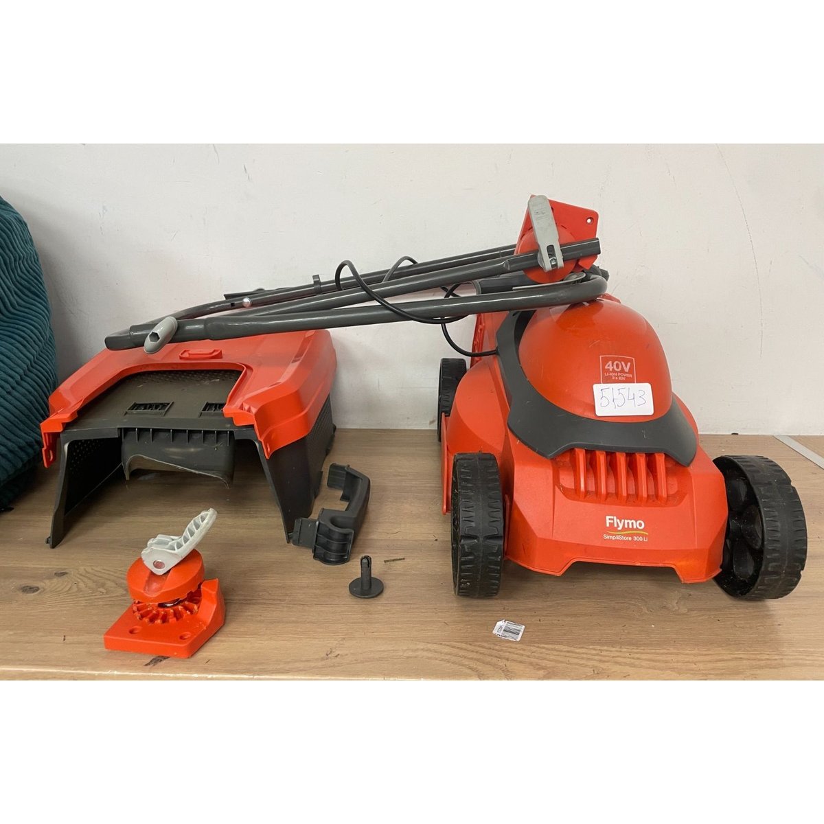 Flymo SimpliStore 300 Li Cordless Lawnmower - BARETOOL