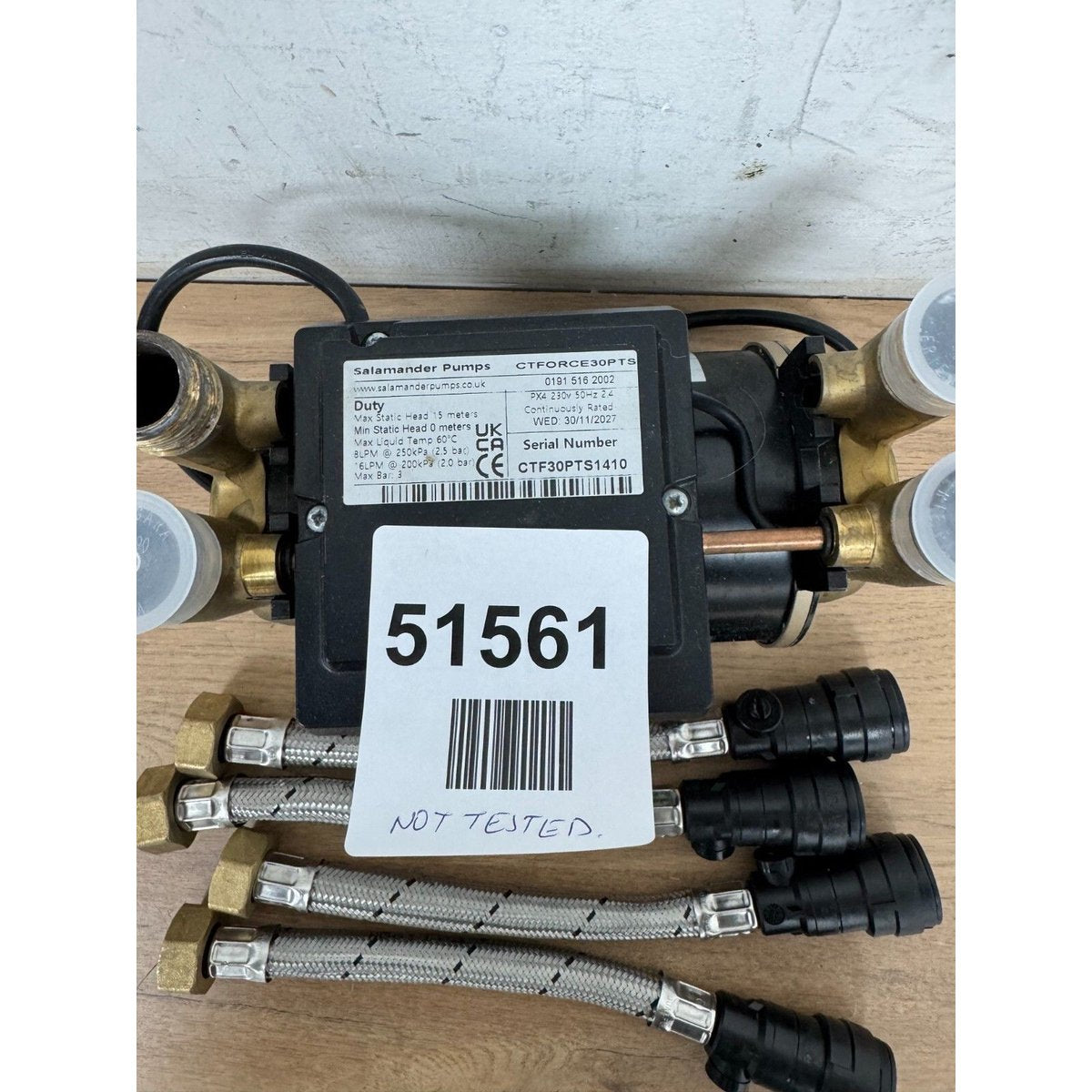 Salamander CT Force 30PS Single Shower Pump