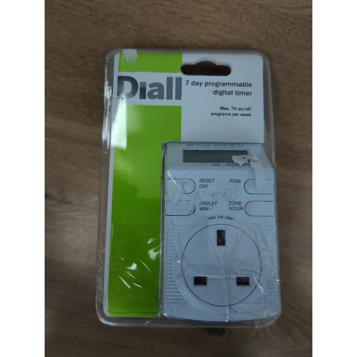 Diall 7 day mini programmable digital timer