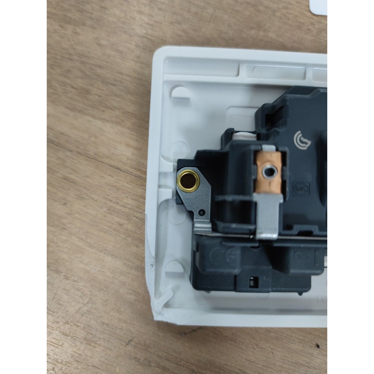 MK Double Pole Switched Double Socket