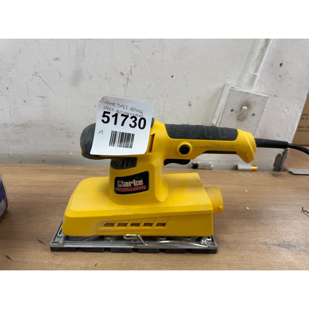 Clarke CON320 320W ORBITAL CORDED SANDER