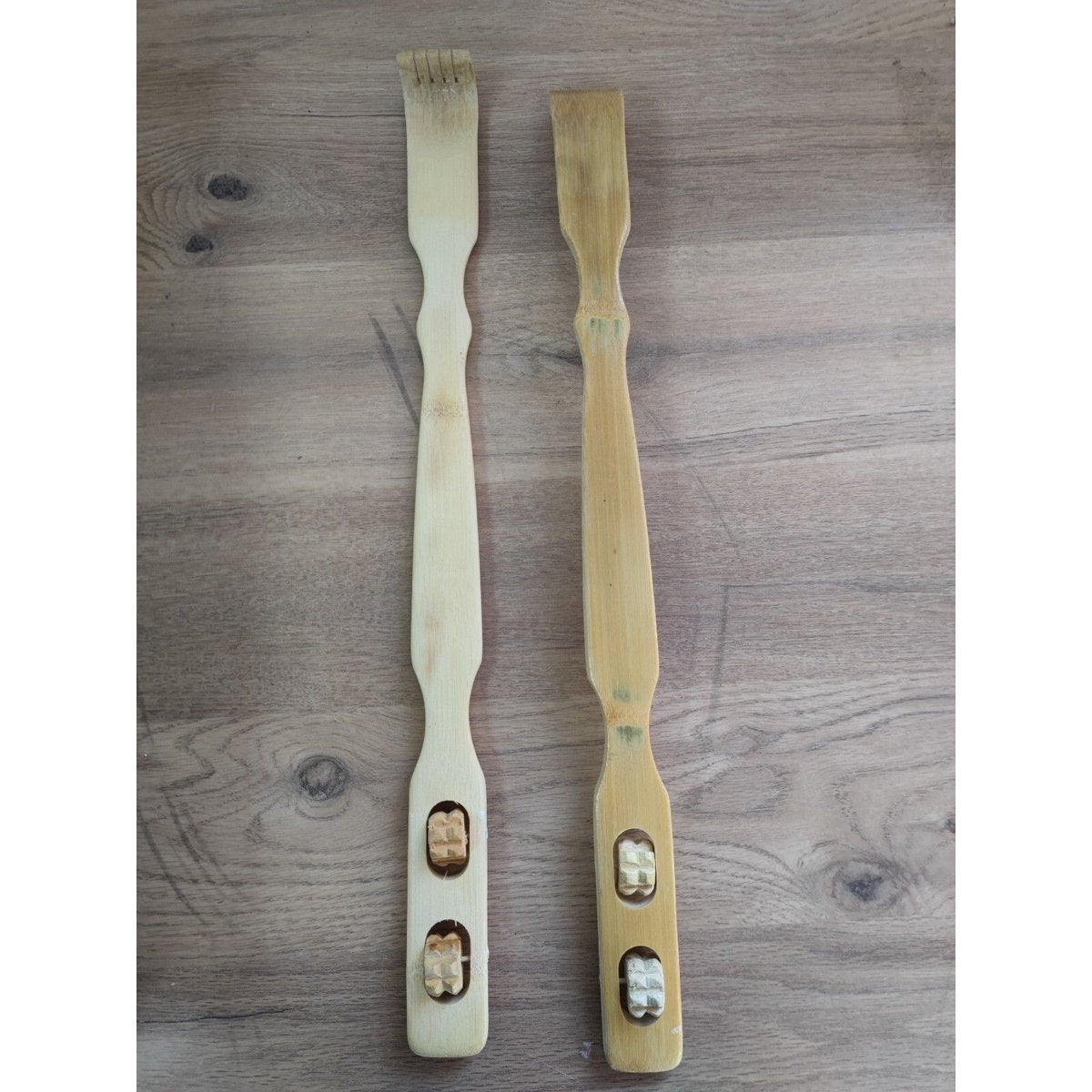 Bamboo Back Scratcher Massage Roll Aid Stick Body Itch Scratching Long Wooden 2