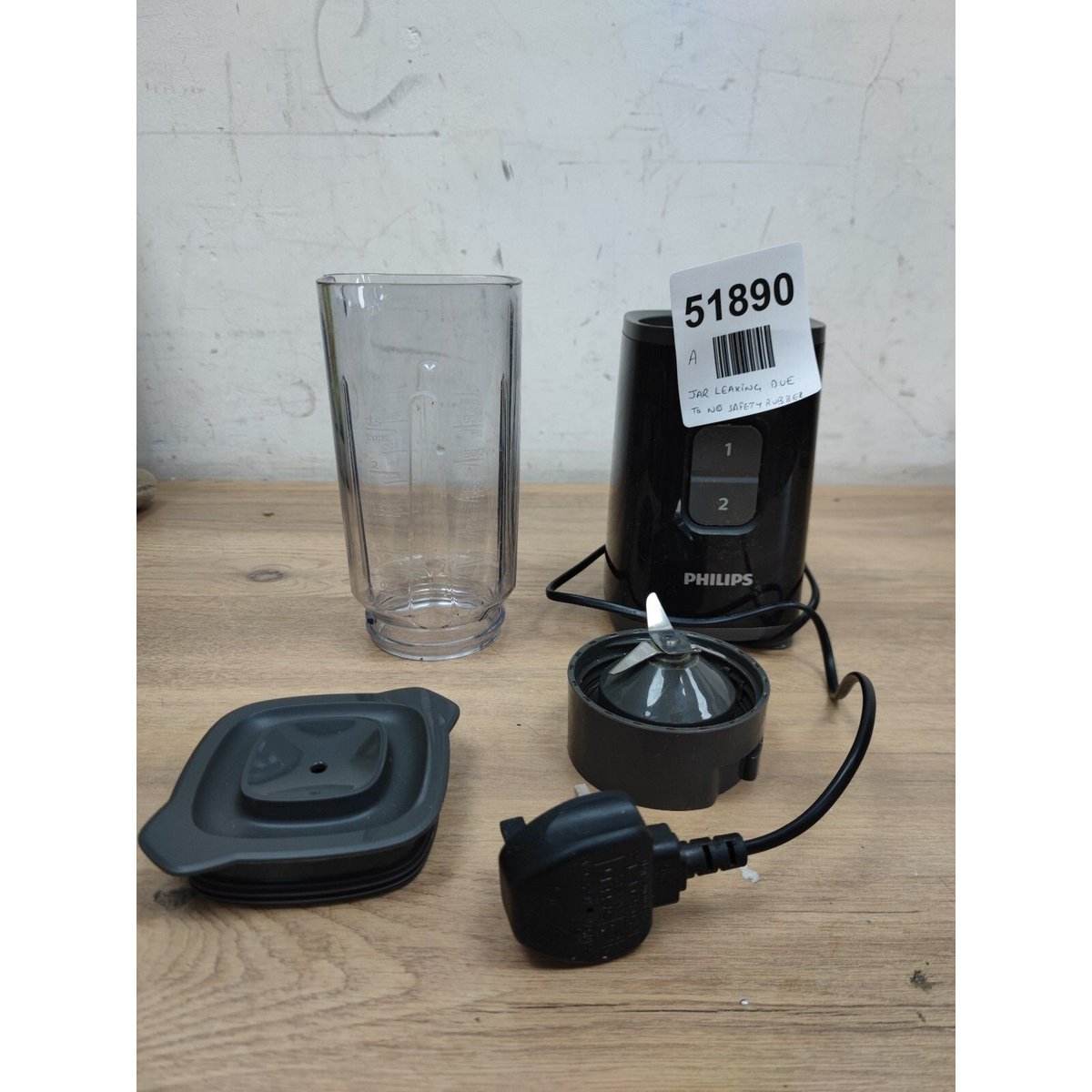 Philips Daily Collection Mini Smoothie Blender 2 Speeds 1.0L Jug 350W -HR2602/91