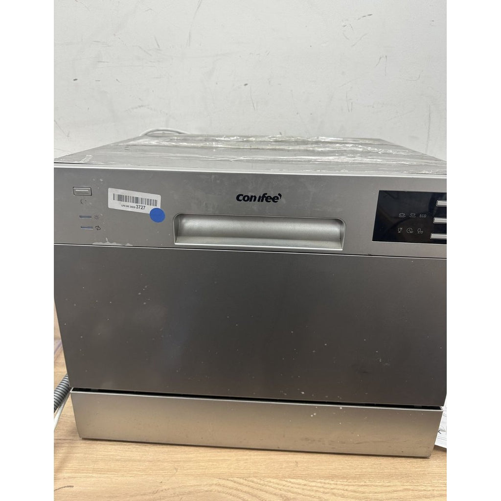 COMFEE' KWH-TD602E-W 55cm Freestanding Compact Dishwasher LED Display - White — Used