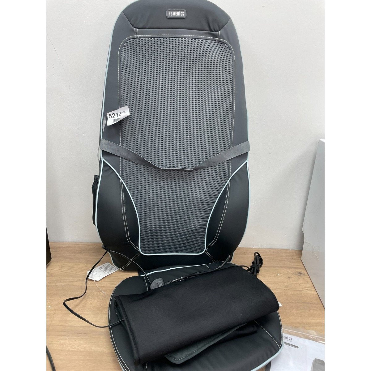 HoMedics CBS-2016-GB Shiatsu Max Heat Back and Shoulder Massager - Grey