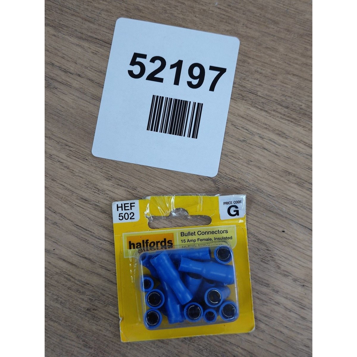 Halfords Bullet Connectors 15 Amp Female (HEF502)