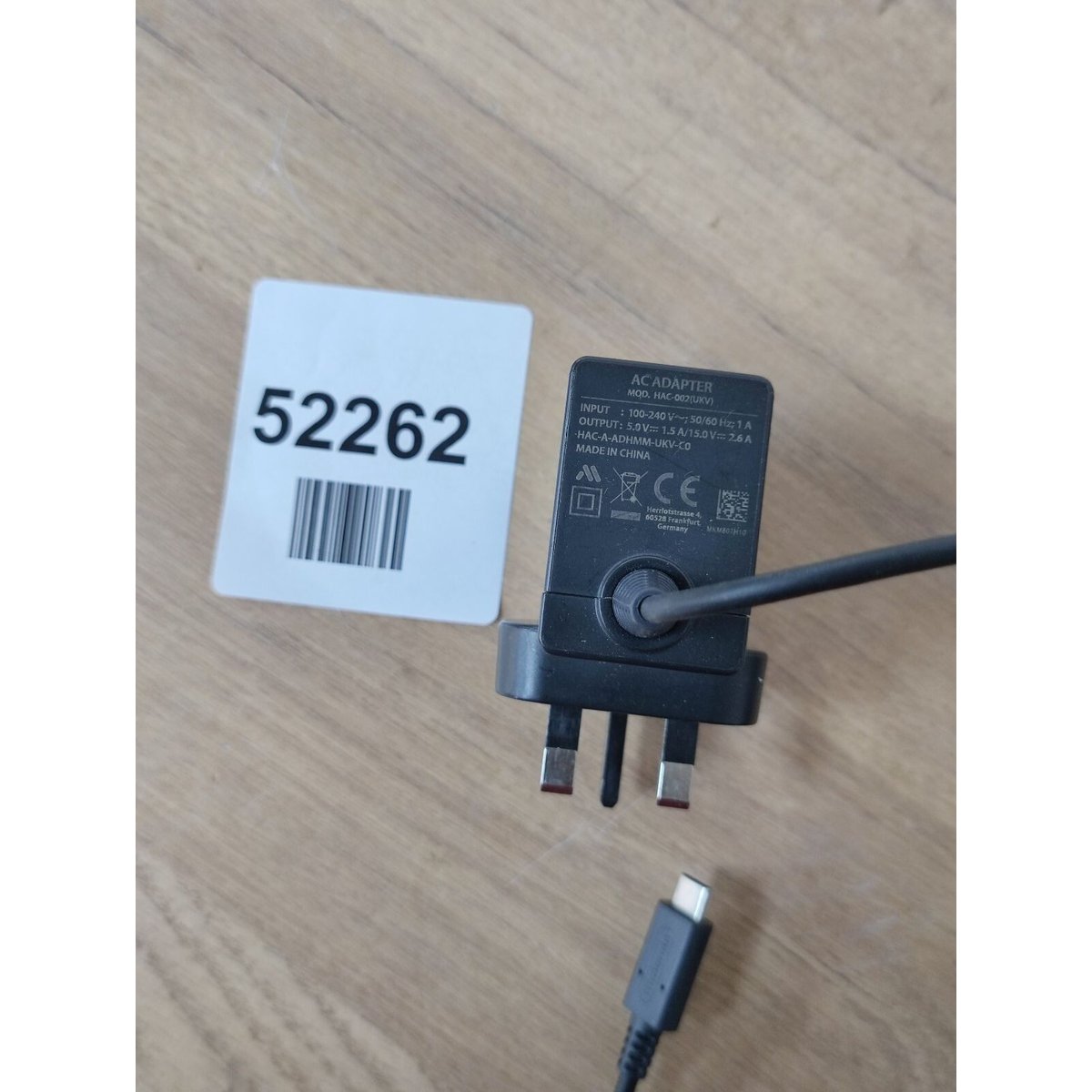 AC Adapter HAC-A-ADHMM-UKV-CO