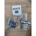 Double log cabin doors hinges