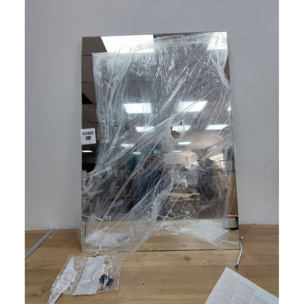 deal Standard Bathroom Mirror with Ambient Light and Anti-Steam 700mm H x 1000mm — Used