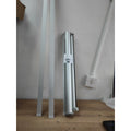 White roll up banner