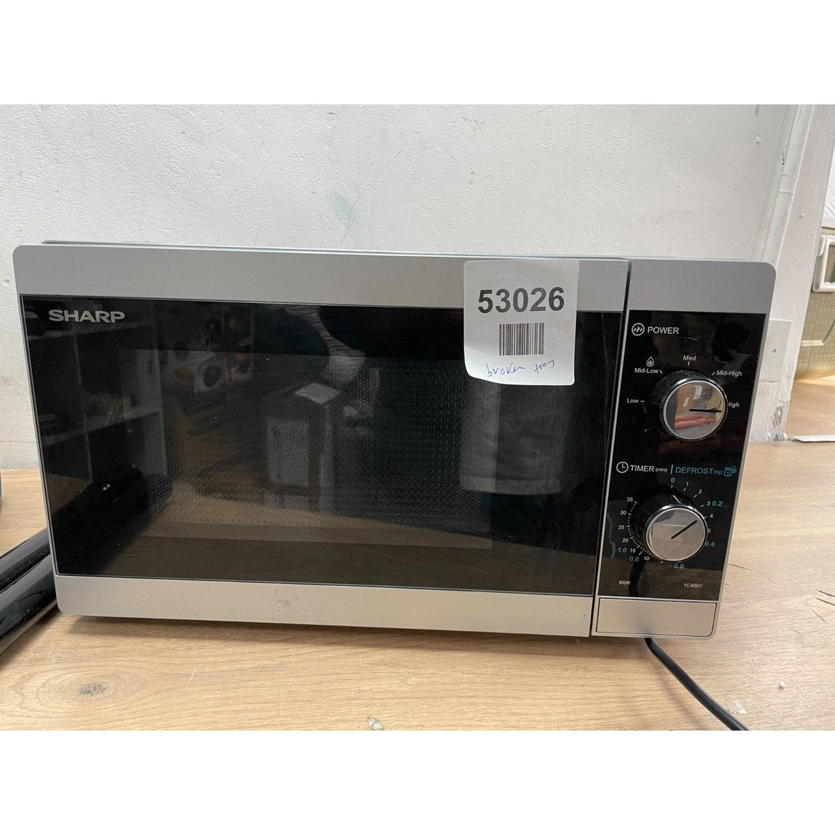 Sharp YC-MS01U-S 20L 800W Microwave - Silver