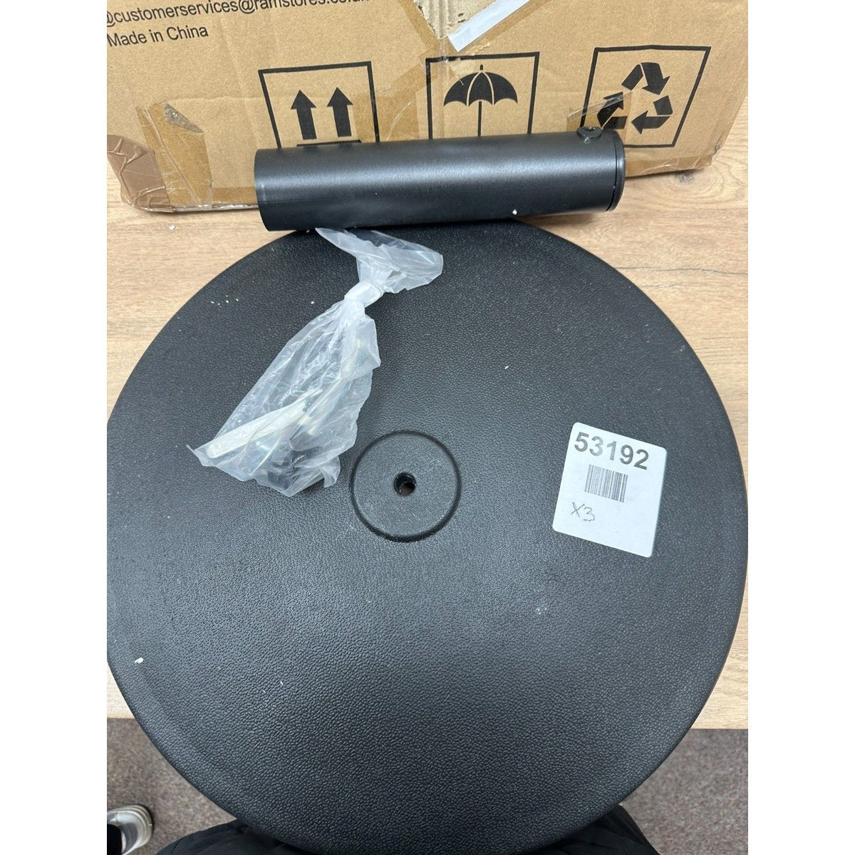Ram Plain Parasol Base Garden Parasol Base