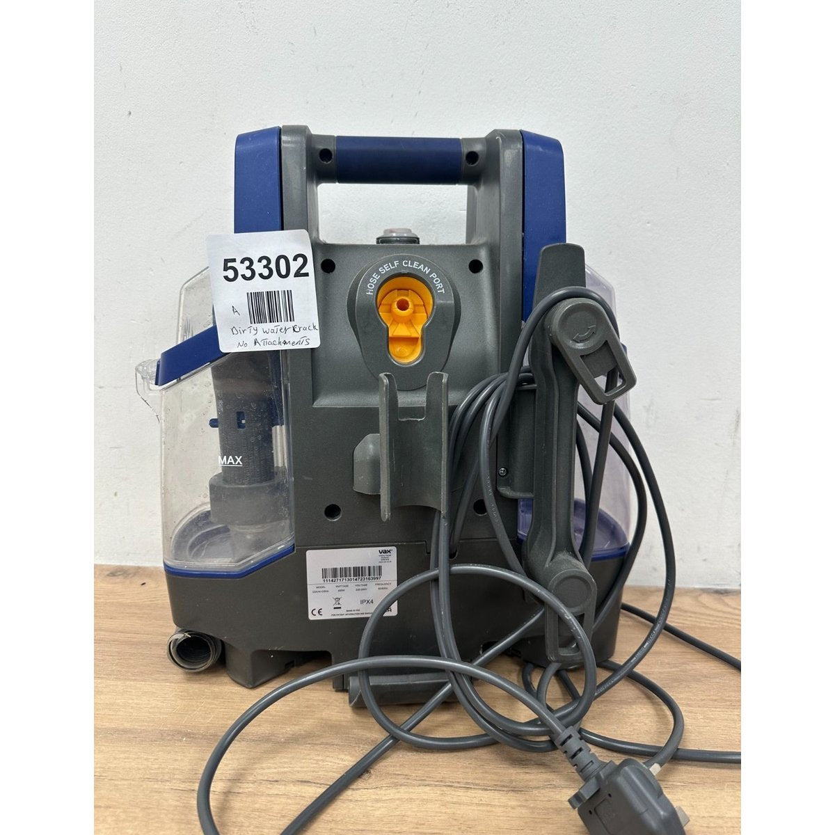 Vax Spotwash Duo Carpet Cleaner (CDCW-CSXA) - Grey and Blue