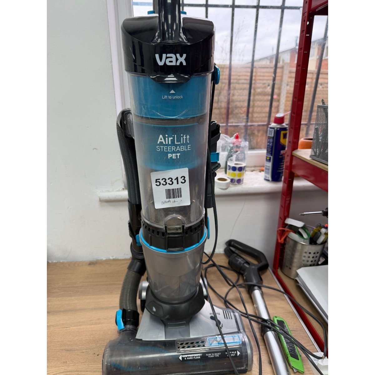 Vax UCPESHV1 Air Lift Steerable Pet Vacuum Cleaner - Blue