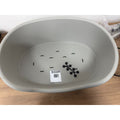 Plastic Pet Basket - Grey - 50 cm