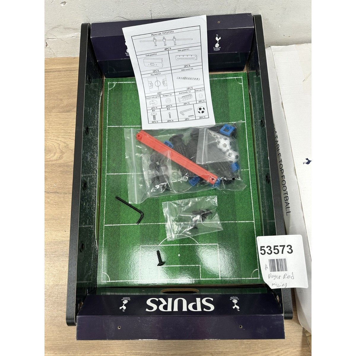 Tottenham Hotspur FC Spurs 20 Inch Football Table Game
