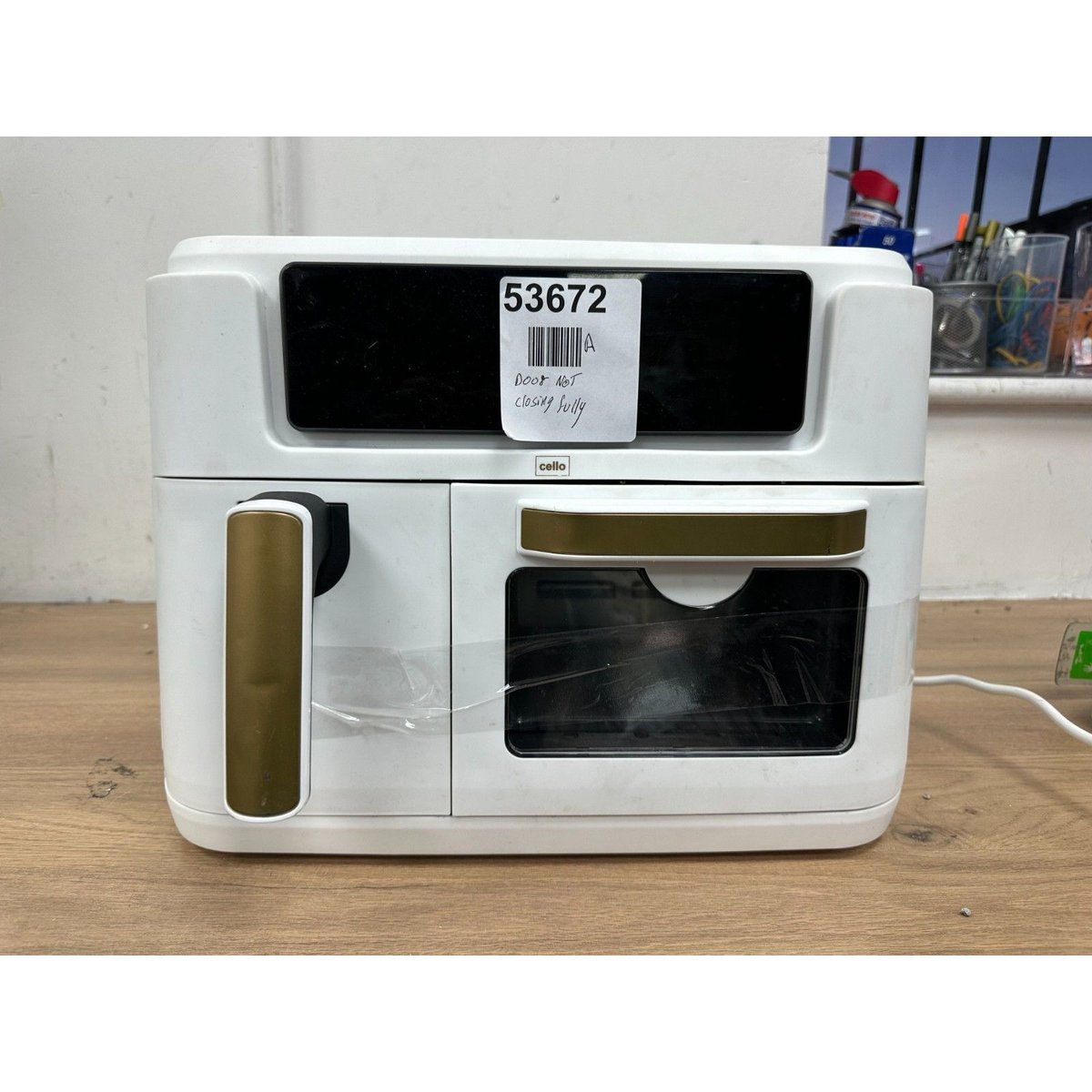 Cello AF901A Easy Fry Dual Zone Digital 11 litre Air Fryer 2 Draw 3.5L 7.5L Oven