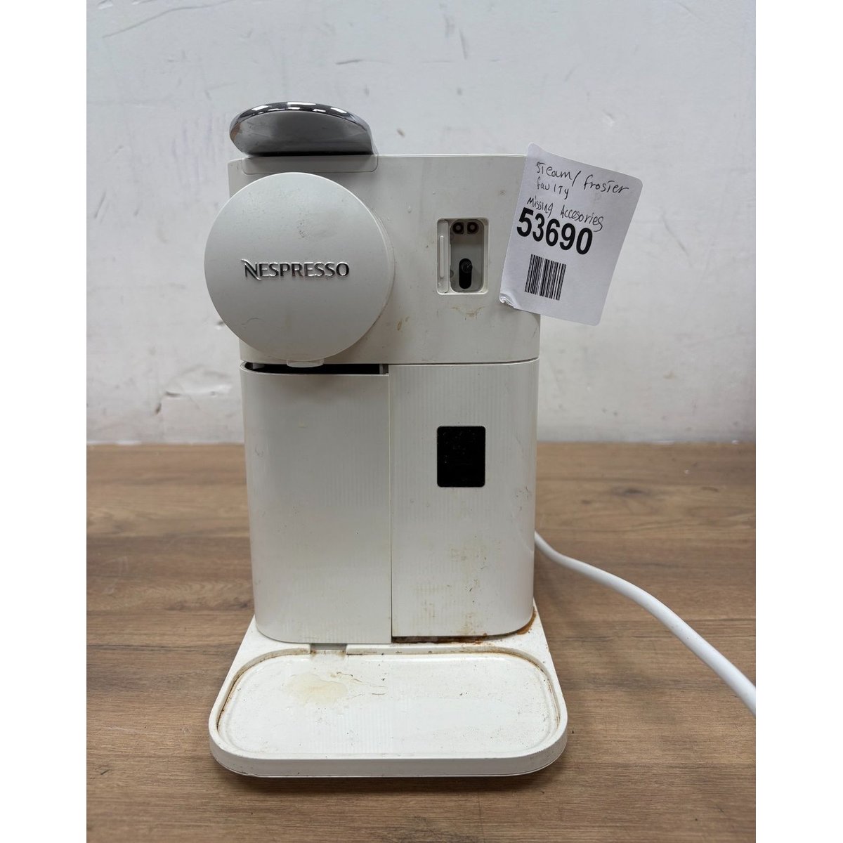 De'Longhi EN510.W Pod Coffee Machine Nespresso Lattissima One