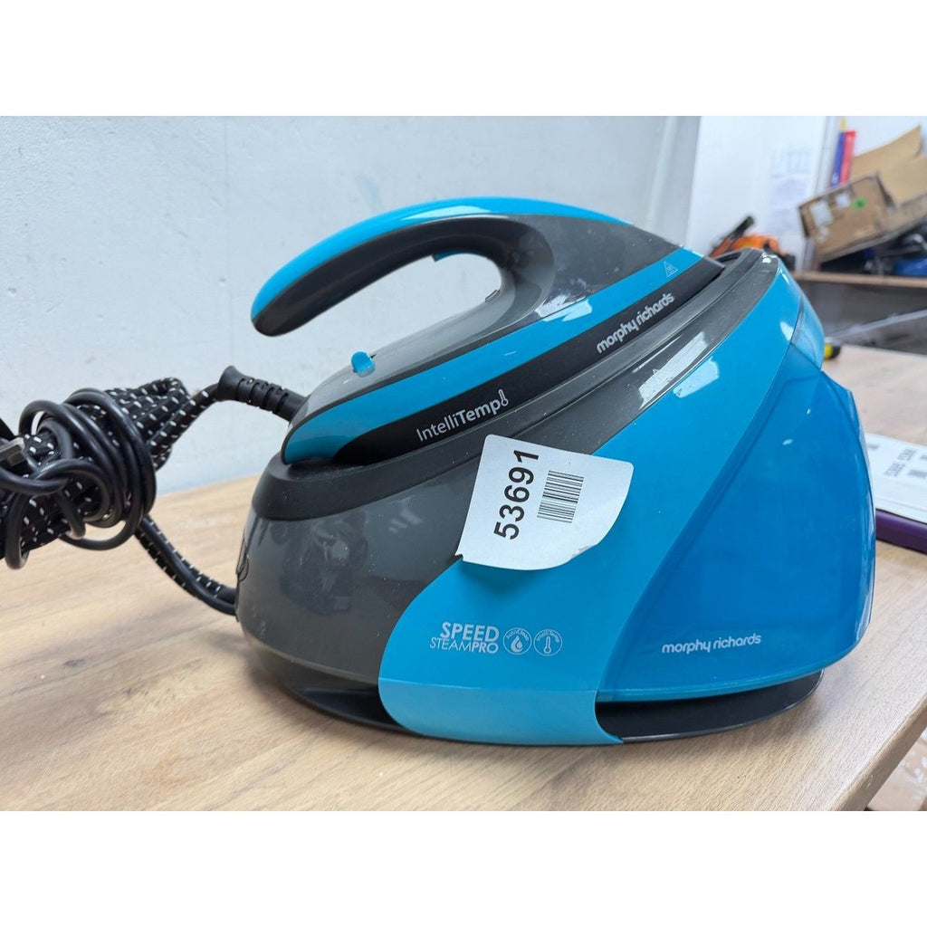 Morphy Richards Speed Pro IntelliTemp 332103 Steam Generator Iron Black & Teal
