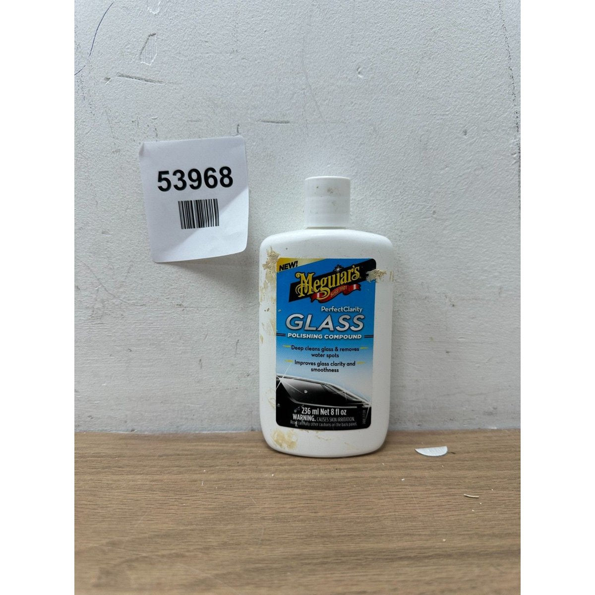 Meguiars Perfect Clarity Glass Polishing Compound G8408EU, 8 oz (236 ml)