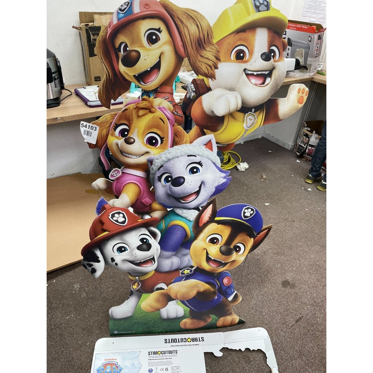 Paw Patrol Group Shot Lifesize Cardboard Cutout