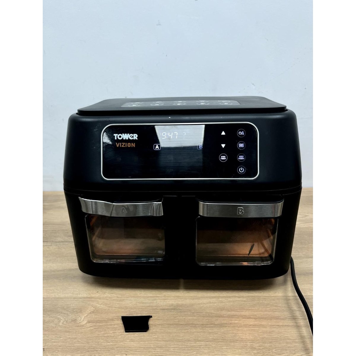 TOWER Vortx Vizion 11L Large Air Fryer Oven - Black (T17102)