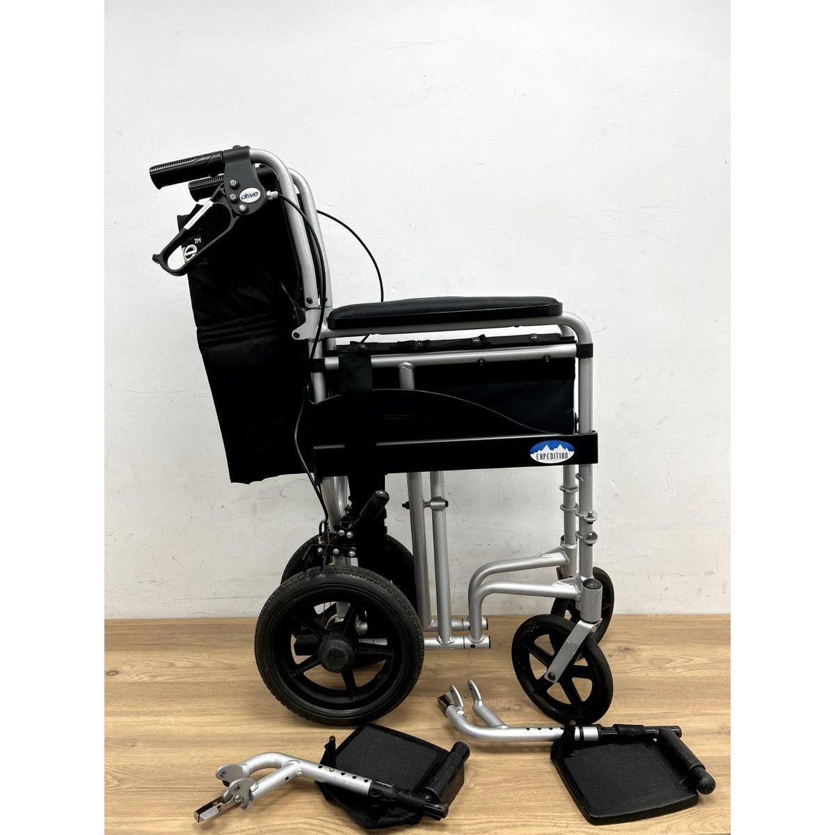 Drive Expedition Plus Lightweight Aluminium Folding Travel Transit Wheelchair