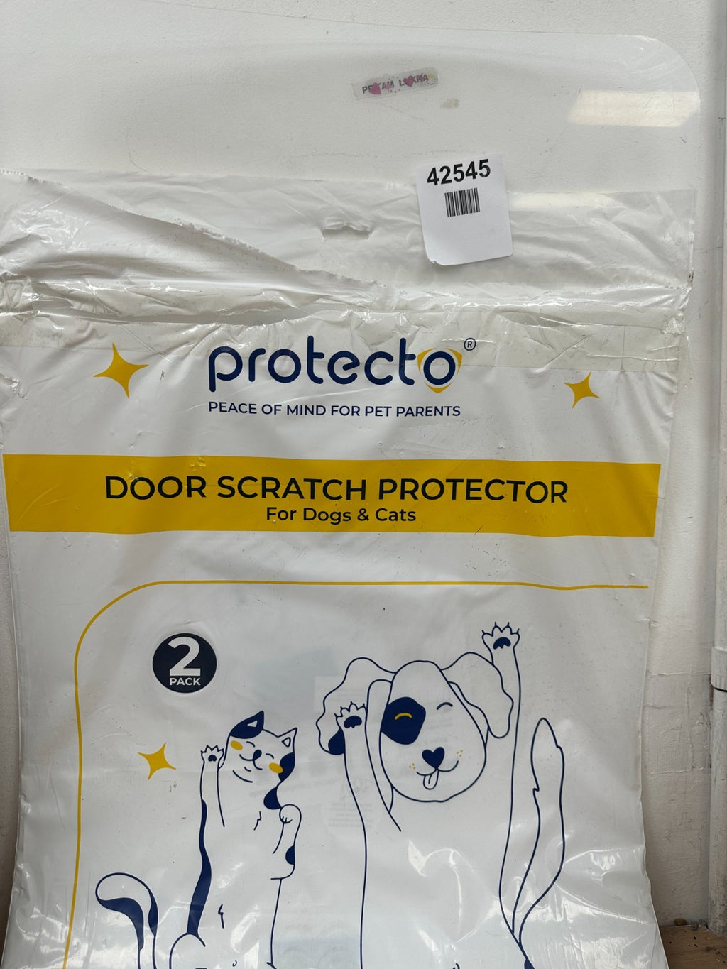 PROTECTO Door Scratch Protector Dog Anti-Scratch Guard for Furniture, Window