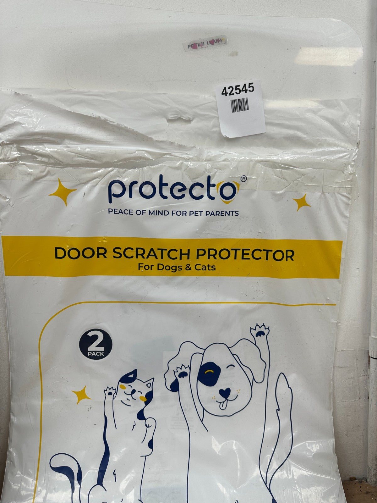 PROTECTO Door Scratch Protector Dog Anti-Scratch Guard for Furniture, Window