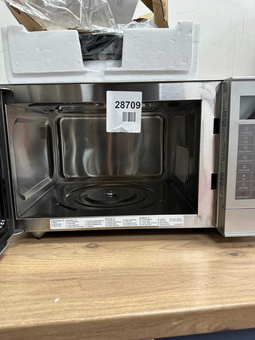 Panasonic NN-CT57JMBPQ Slim Combination Microwave Oven & Grill with Turntable, 2