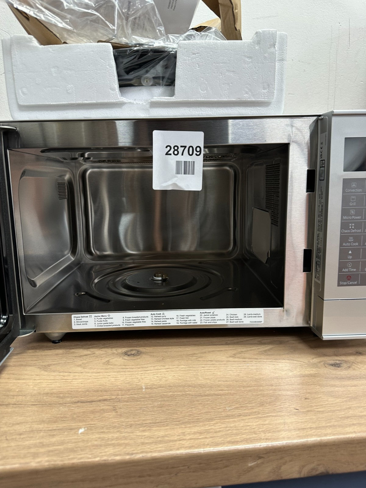 Panasonic NN-CT57JMBPQ Slim Combination Microwave Oven & Grill with Turntable, 2