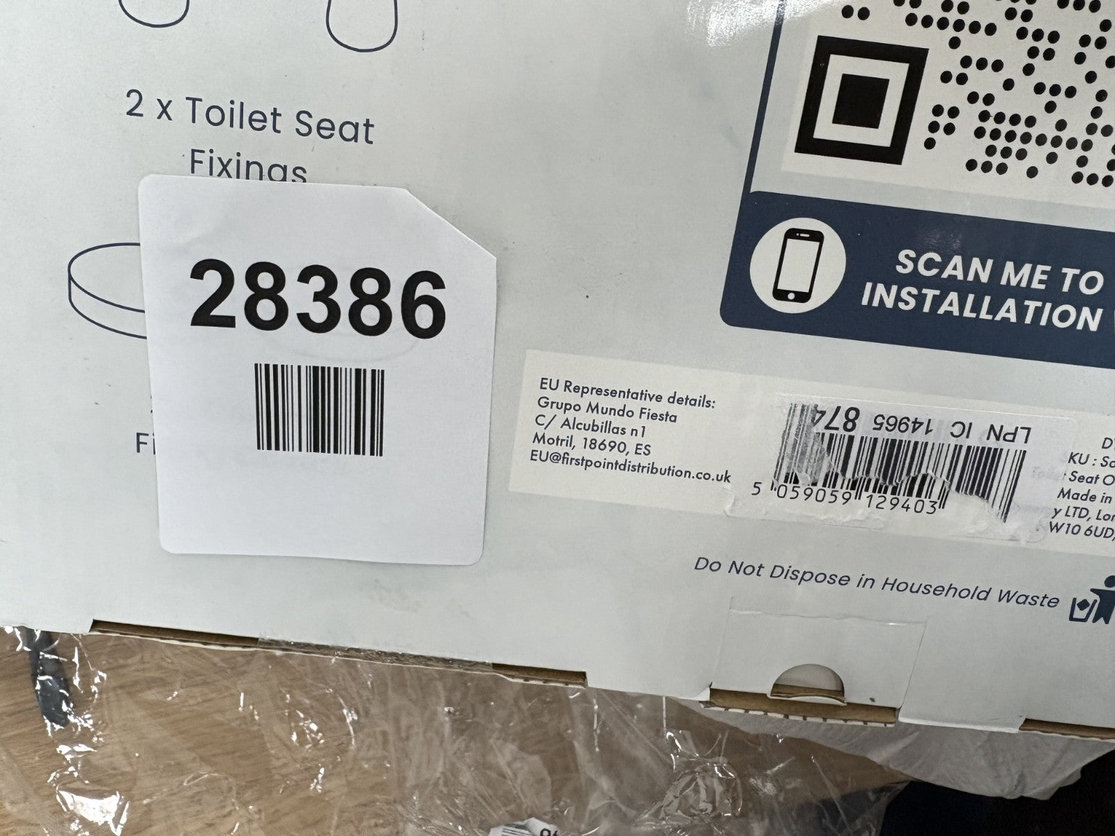 CUQOO Soft Close Toilet Seat Premium White Toilet Seat