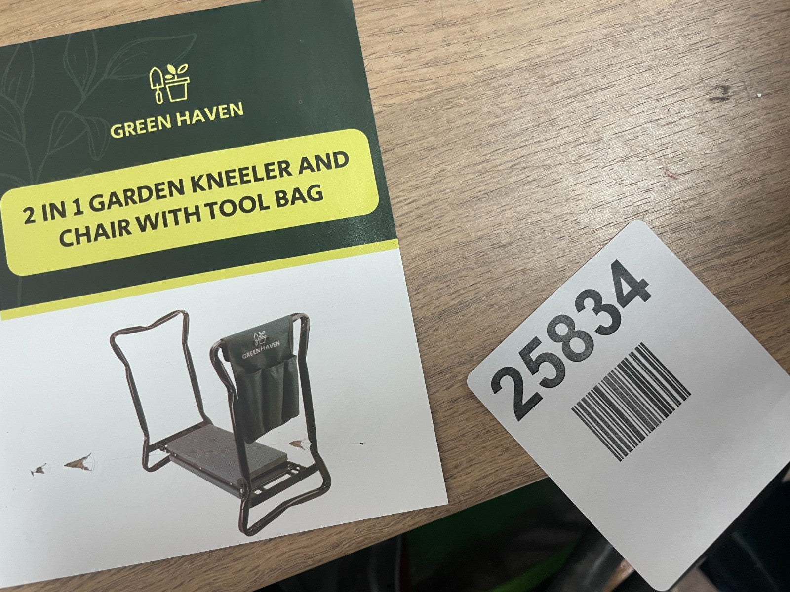 Green Haven Heavy Duty Foldable Garden Kneeler Foam Seat