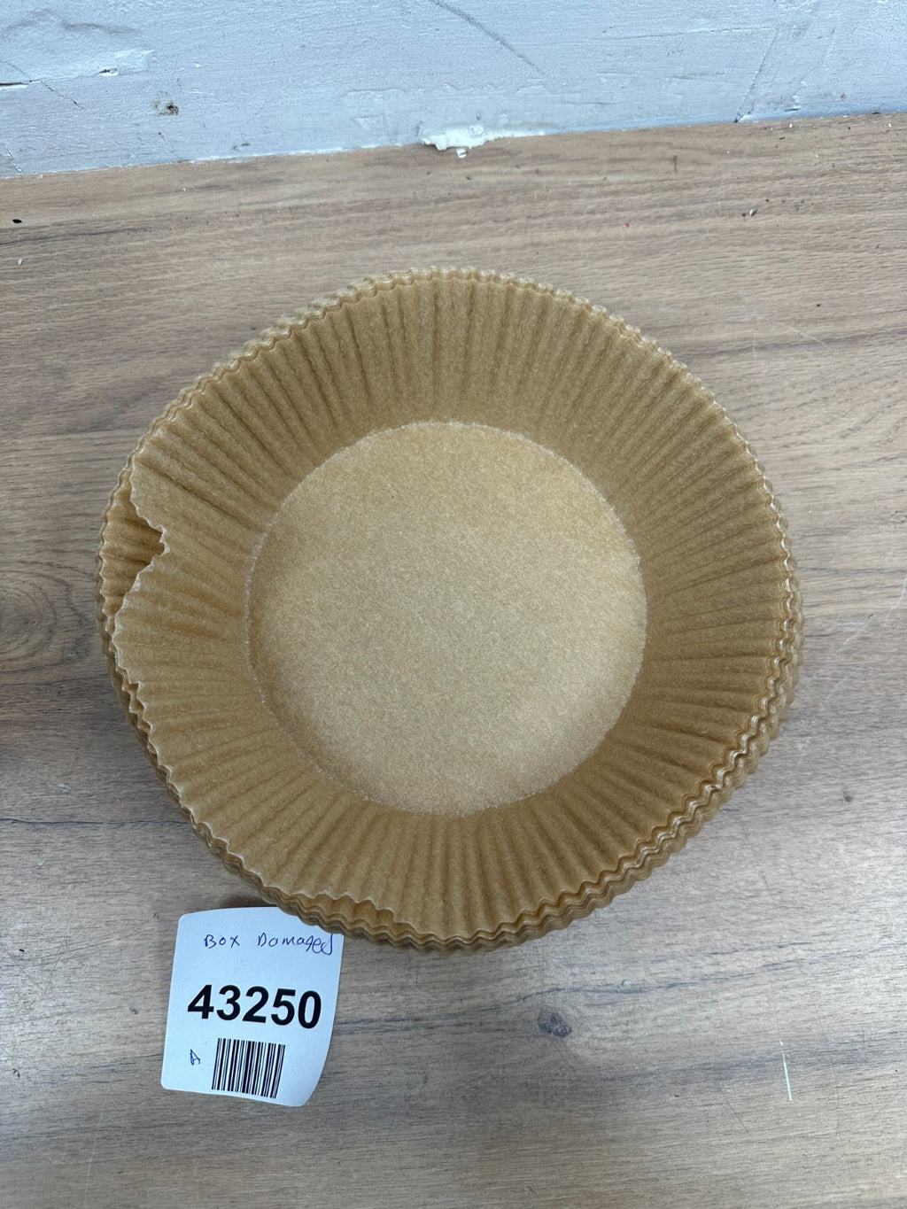 Disposable 7 round paper liner- Box damaged