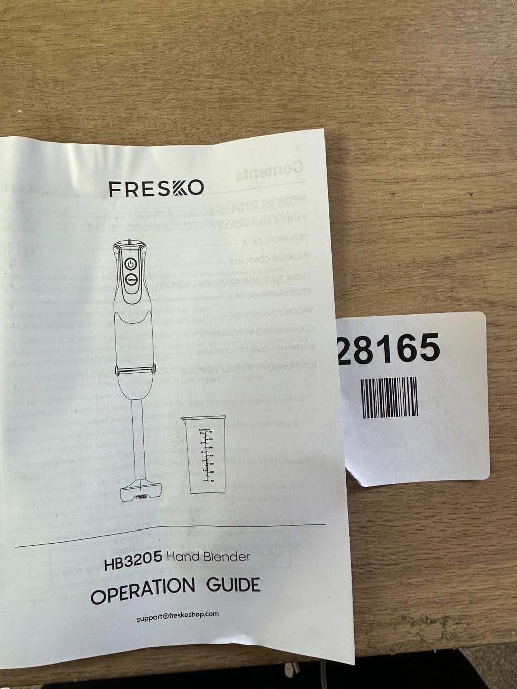 Fresko Hand Blender HB3205