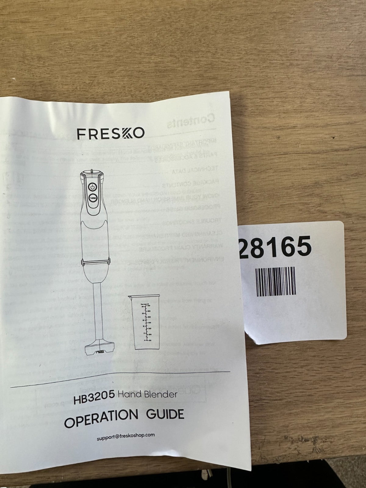 Fresko Hand Blender HB3205
