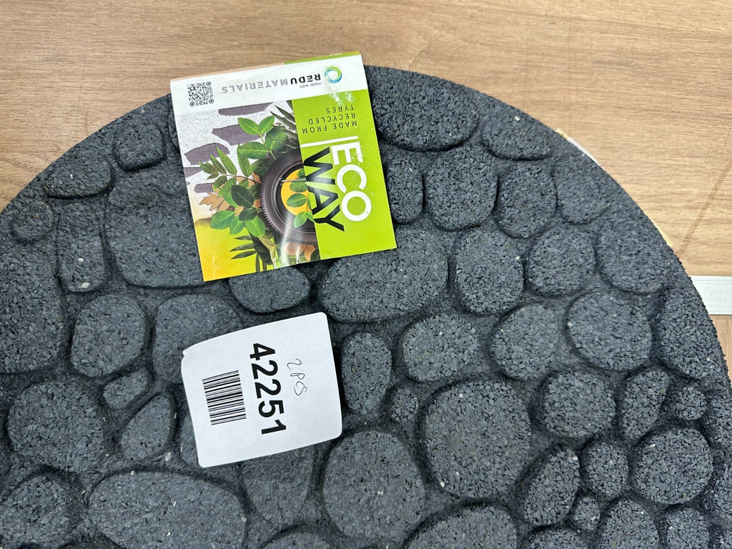 Eco-Friendly Garden Stepping Stones - River Rock - Grey
