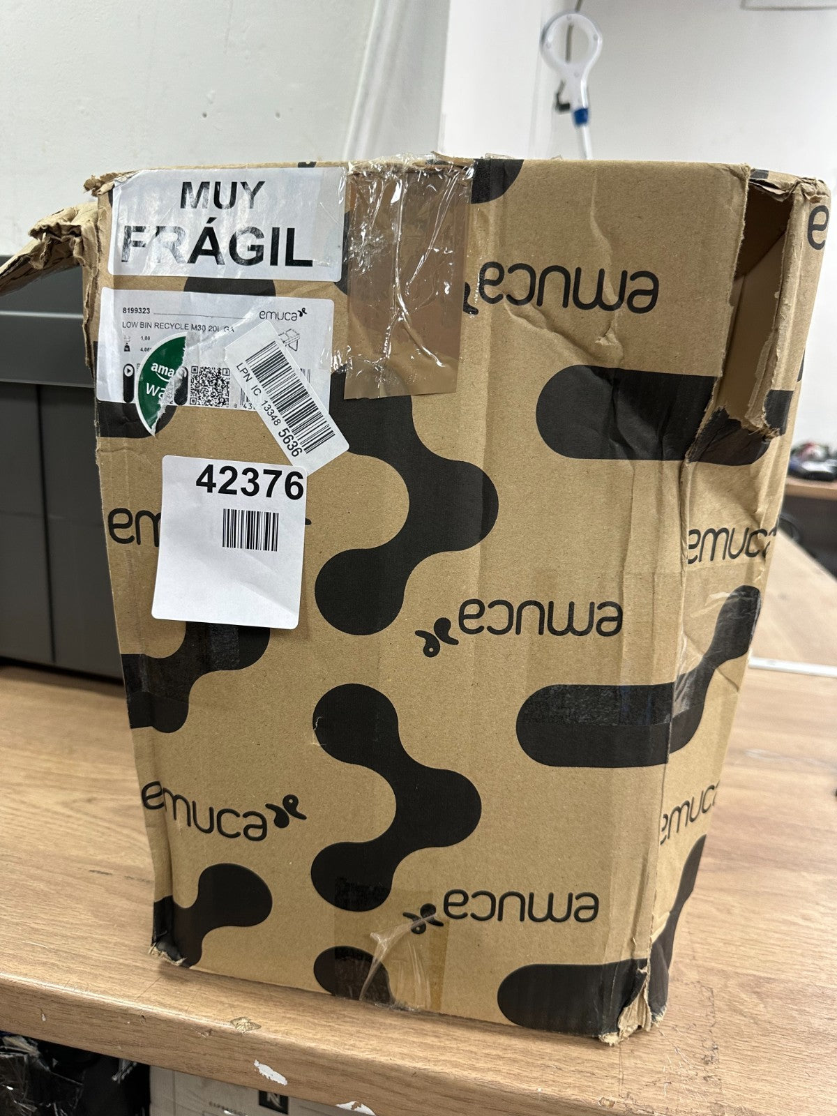 Emuca Low Bin Recycle M30 20litre