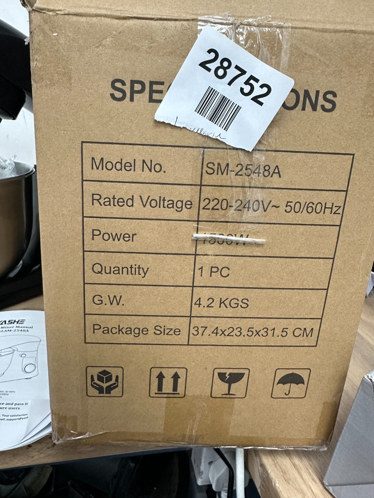 YASHE Stand Mixer SM-2548A