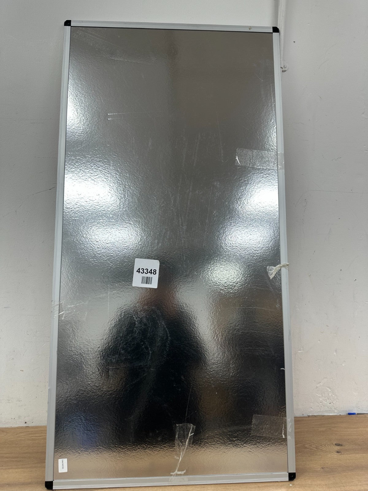Dry Wipe Magnetic Whiteboard, Silver Aluminum Frame 120 x 60 cm