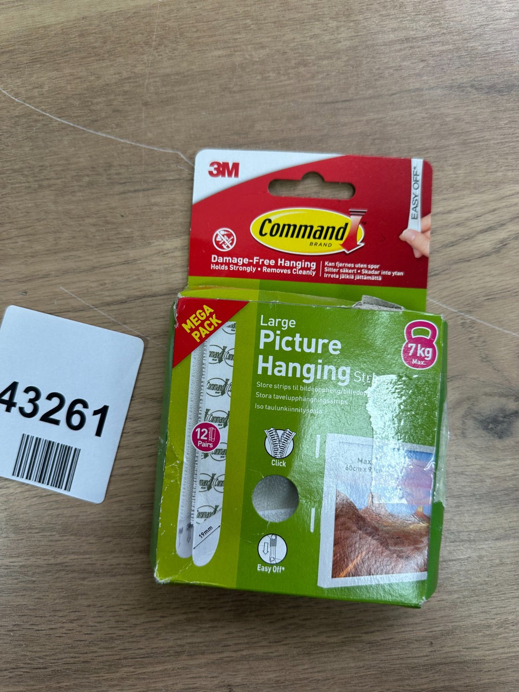 3M Command Picture Hanging Strips Large