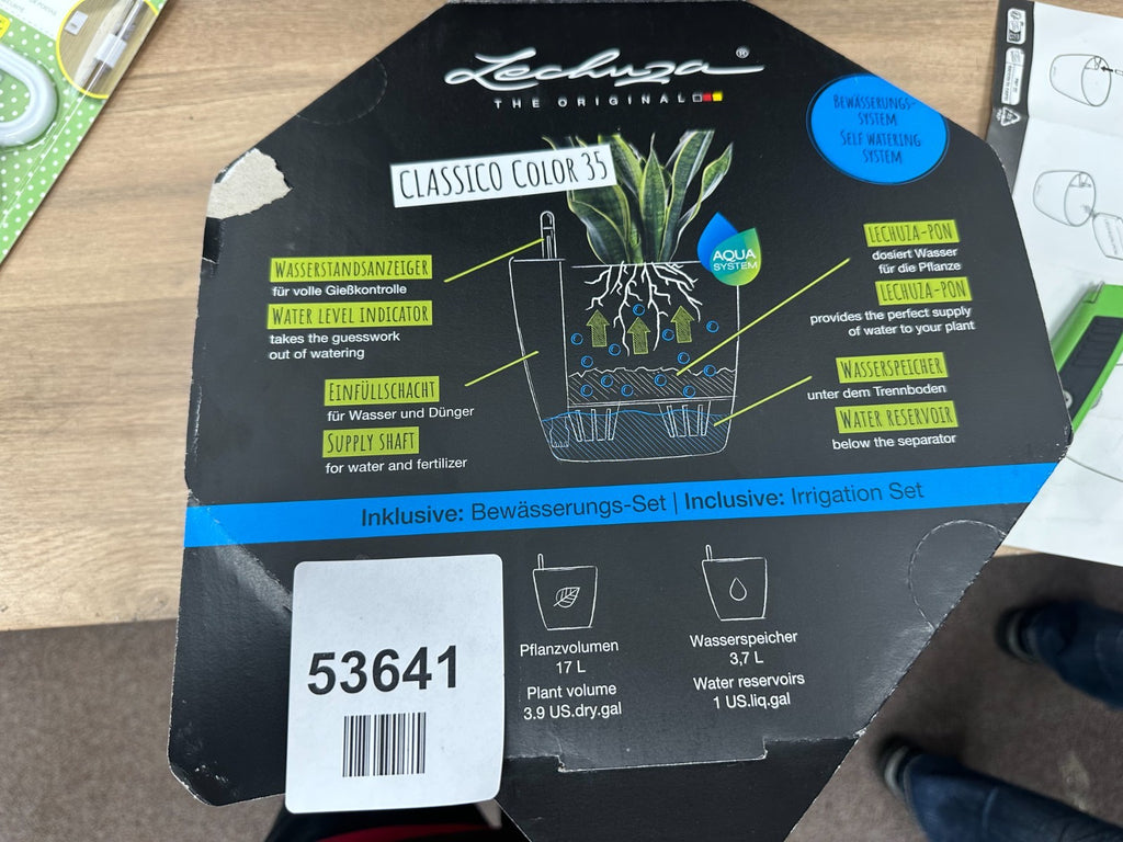 LECHUZA CLASSICO Color 35 Self-watering Planter Garden Plastic