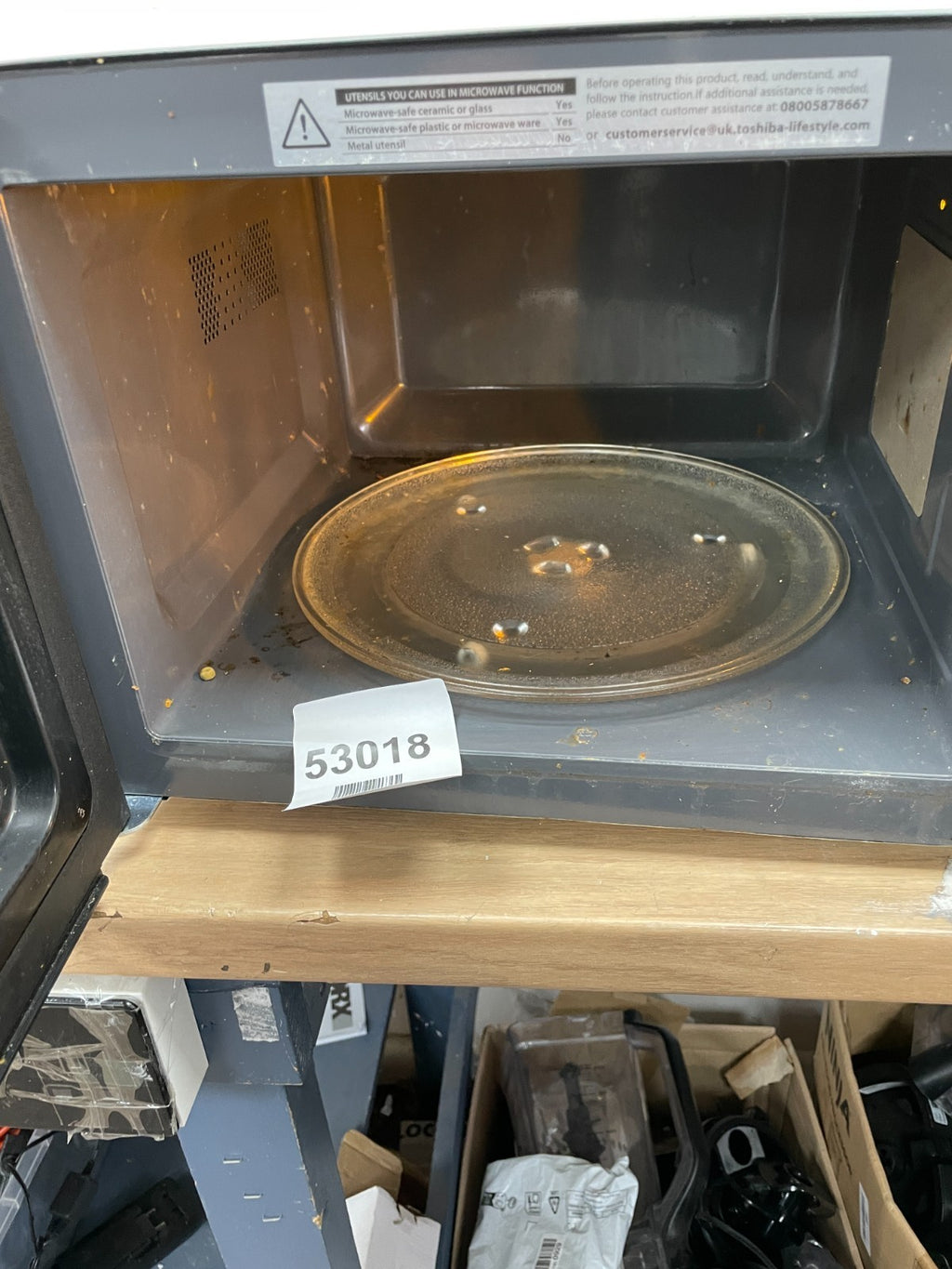 Toshiba ML-EM23P(SS) 23L 800W Microwave Oven - Read Description
