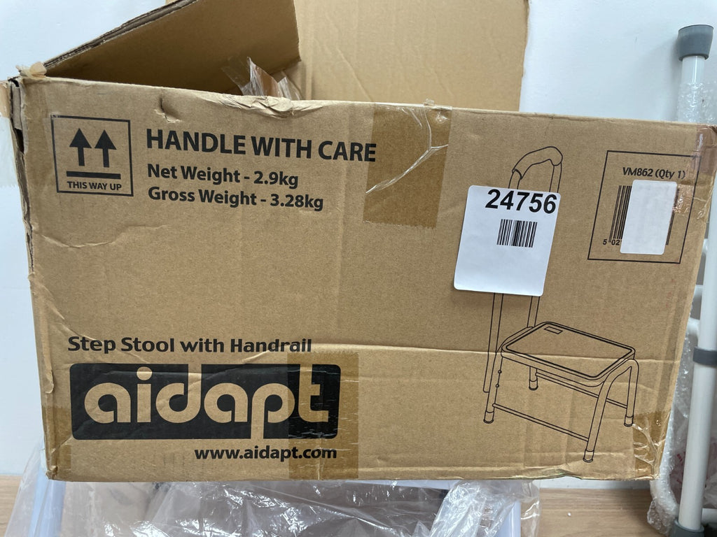 AIDAPT Step Stool  with Handrail VM 862B