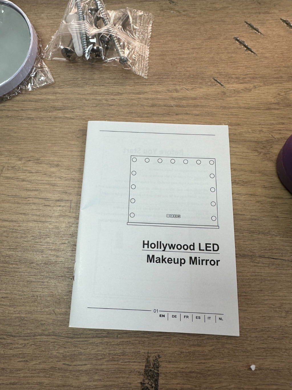 Hansong hollywood makeup mirror