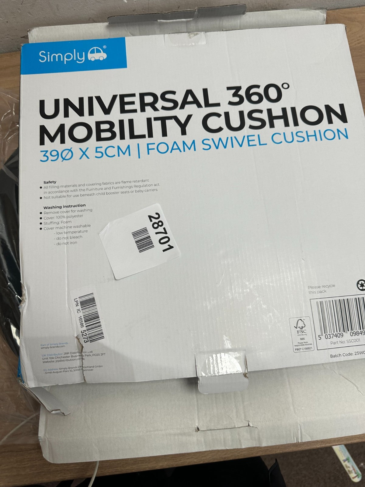 Universal 360 Mobility Cushion
